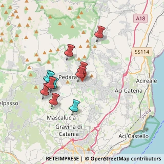 Mappa Via Matteotti, 95039 Trecastagni CT, Italia (3.61818)
