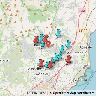 Mappa Via Matteotti, 95039 Trecastagni CT, Italia (3.41588)