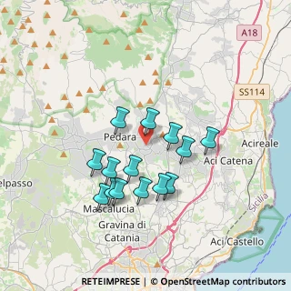 Mappa Via Matteotti, 95039 Trecastagni CT, Italia (3.45857)