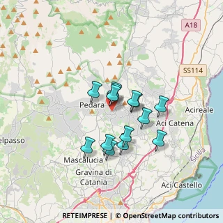 Mappa Via Matteotti, 95039 Trecastagni CT, Italia (2.82786)