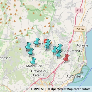 Mappa Via Matteotti, 95039 Trecastagni CT, Italia (3.29273)
