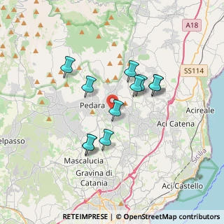 Mappa Via Matteotti, 95039 Trecastagni CT, Italia (3.25455)