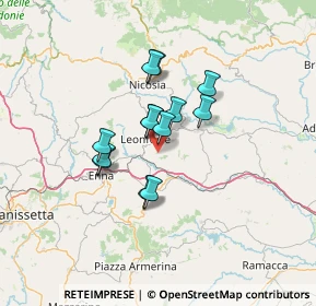 Mappa 94010 Assoro EN, Italia (10.68769)