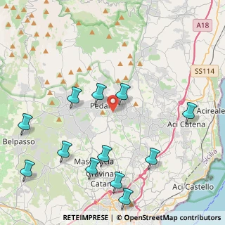 Mappa Via Edmondo de Amicis, 95039 Trecastagni CT, Italia (5.745)