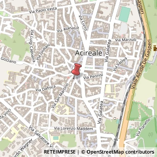 Mappa Piazza Odigitria, 3, 95024 Acireale, Catania (Sicilia)