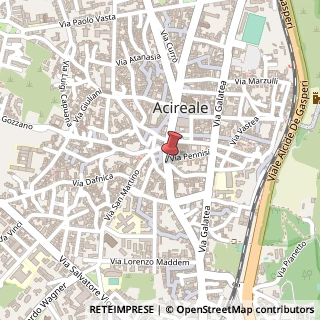 Mappa Via Vittorio Emanuele II, 207, 95024 Acireale, Catania (Sicilia)