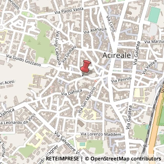 Mappa Via San Giuseppe, 21, 95024 Acireale, Catania (Sicilia)
