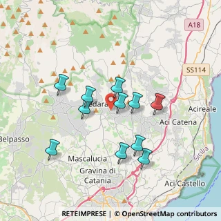 Mappa Via Robert Baden Powell, 95039 Trecastagni CT, Italia (3.59)