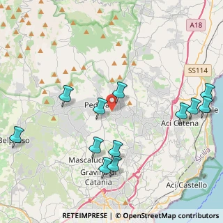 Mappa Via Robert Baden Powell, 95039 Trecastagni CT, Italia (5.41917)