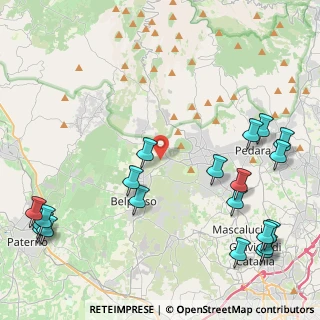 Mappa Contrada Cisterna Reggina, 95032 Belpasso CT, Italia (6.712)