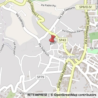 Mappa Via Mazzini, 48, 95029 Viagrande, Catania (Sicilia)