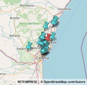 Mappa Via Regina Elena, 95029 Viagrande CT, Italia (8.626)