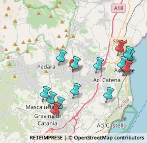 Mappa Via Regina Elena, 95029 Viagrande CT, Italia (4.732)