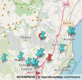 Mappa Via Regina Elena, 95029 Viagrande CT, Italia (5.91143)