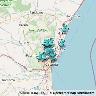 Mappa Via della Repubblica, 95030 Pedara CT, Italia (8.496)