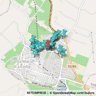 Mappa Via Caduti di Via Fani, 95038 Santa Maria di Licodia CT, Italia (0.24444)