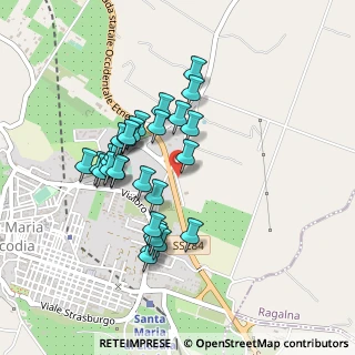 Mappa Strada Vicinale di Mezzo, 95038 Santa Maria di Licodia CT, Italia (0.46552)