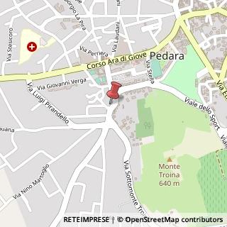 Mappa Via Rua Sant'Antonio, 44, 95030 Pedara, Catania (Sicilia)