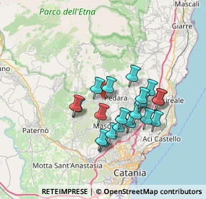 Mappa SP 4ii, 95030 Nicolosi CT, Italia (6.666)