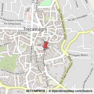 Mappa Via Vittorio Emanuele, 156/158, 95039 Trecastagni, Catania (Sicilia)