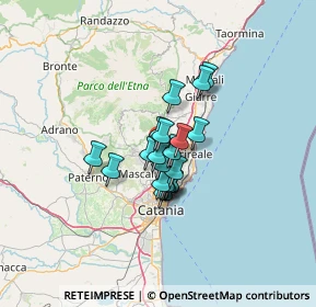 Mappa Via Giuseppe Garibaldi, 95039 Trecastagni CT, Italia (8.774)