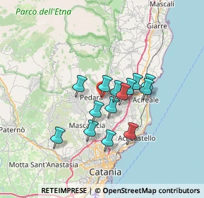 Mappa Via Giuseppe Garibaldi, 95039 Trecastagni CT, Italia (5.67286)