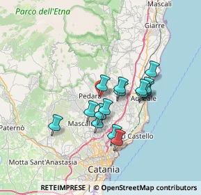 Mappa Via Giuseppe Garibaldi, 95039 Trecastagni CT, Italia (6.18867)