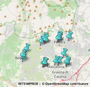 Mappa Via Longo, 95030 Nicolosi CT, Italia (3.85667)