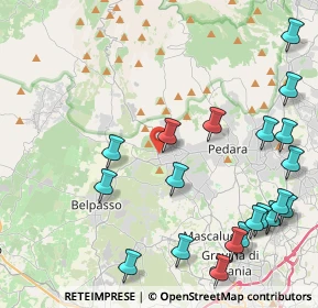 Mappa Via Giovanni Verga, 95030 Nicolosi CT, Italia (6.0625)
