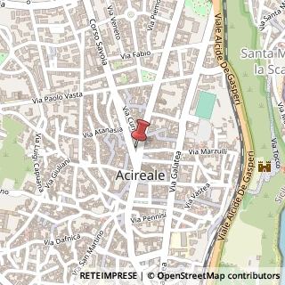 Mappa Corso Umberto I,  10, 95024 Acireale, Catania (Sicilia)