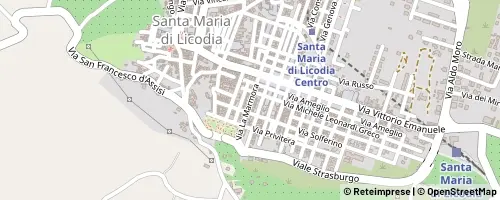 Mappa Santa Maria di Licodia