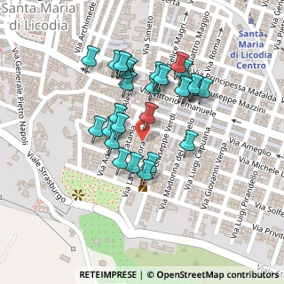 Mappa Via Michele Leonardi Greco, 95038 Santa Maria di Licodia CT, Italia (0.1)