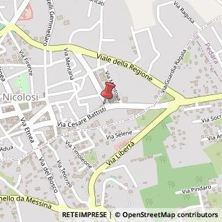 Mappa Via della Quercia, 3, 95030 Nicolosi, Catania (Sicilia)
