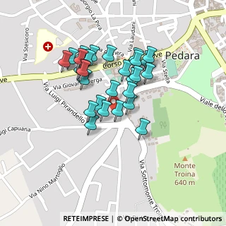 Mappa Via Don Piazza, 95030 Pedara CT, Italia (0.21071)