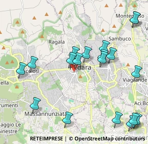 Mappa Via Don Piazza, 95030 Pedara CT, Italia (2.76368)