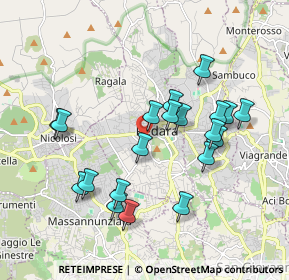 Mappa Via Don Piazza, 95030 Pedara CT, Italia (2.0325)