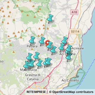 Mappa 95039 Viagrande CT, Italia (3.99444)
