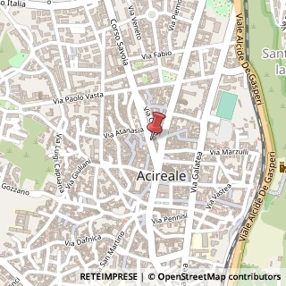 Mappa Corso Savoia, 14, 95024 Acireale, Catania (Sicilia)