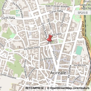 Mappa Corso Savoia, 87, 95024 Acireale, Catania (Sicilia)
