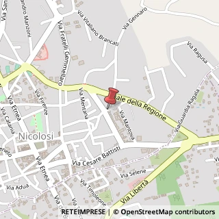 Mappa Via Consoli, 58A, 95030 Nicolosi, Catania (Sicilia)