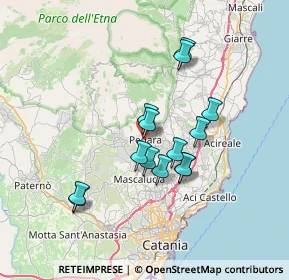 Mappa Via Stella, 95030 Pedara CT, Italia (6.49143)