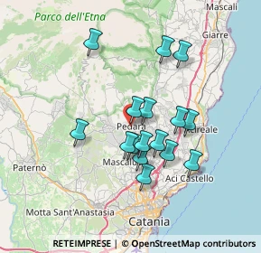 Mappa Via Stella, 95030 Pedara CT, Italia (6.55438)