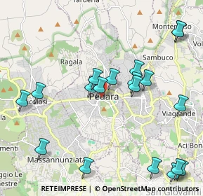 Mappa Via Stella, 95030 Pedara CT, Italia (2.70737)