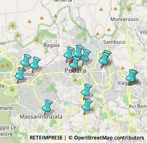 Mappa Via Stella, 95030 Pedara CT, Italia (2.05643)