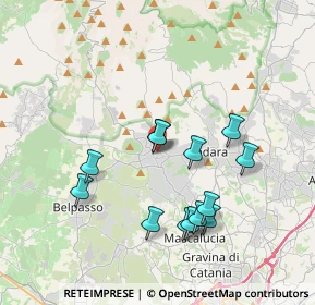 Mappa Via Padovano, 95030 Nicolosi CT, Italia (3.96923)