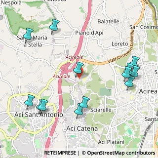 Mappa Via Cubisia, 95024 Acireale CT, Italia (1.43615)