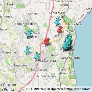 Mappa Via Cubisia, 95024 Acireale CT, Italia (2.0325)