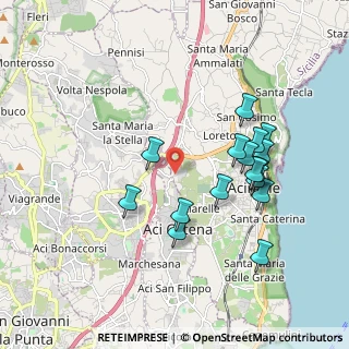 Mappa Via Cubisia, 95024 Acireale CT, Italia (2.06375)