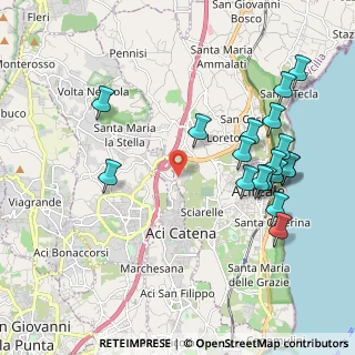 Mappa Via Cubisia, 95024 Acireale CT, Italia (2.51778)