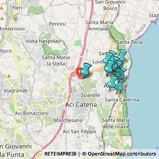 Mappa Via Cubisia, 95024 Acireale CT, Italia (1.79)